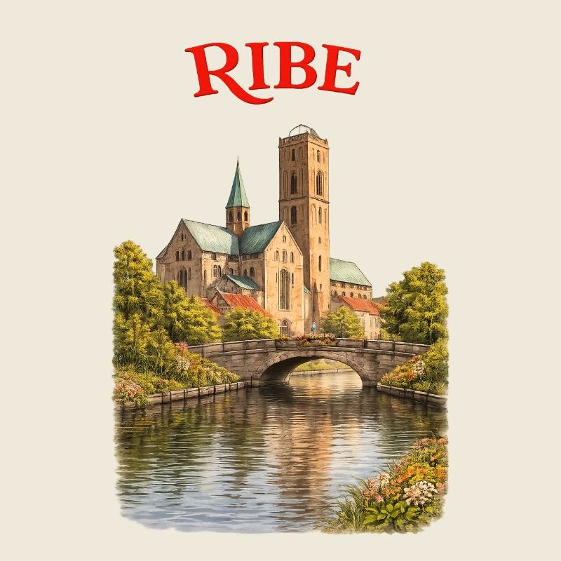Ribe, la plus ancienne ville du Danemark, souvenir souvenir