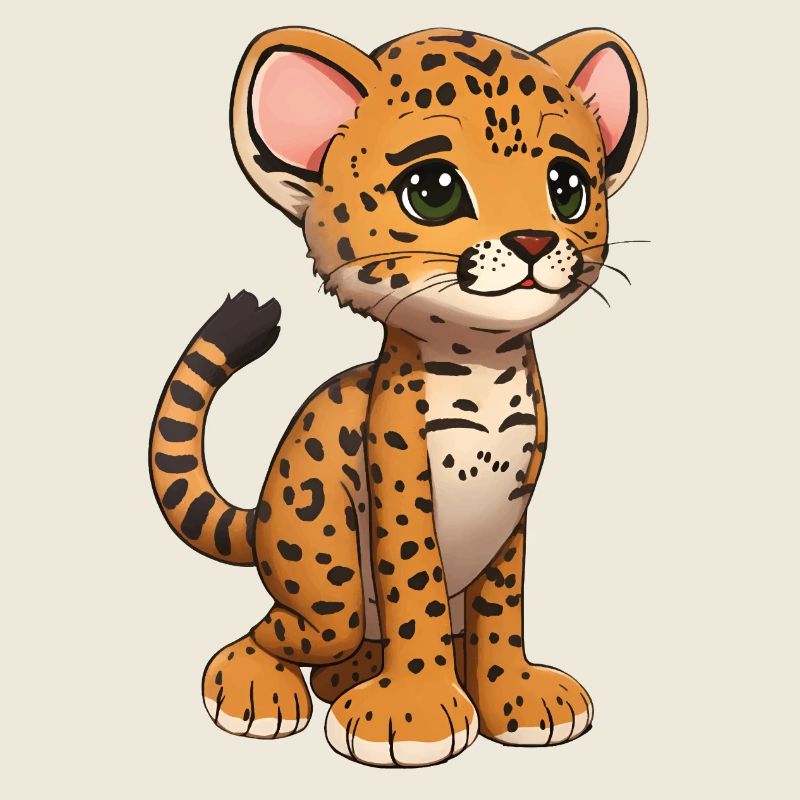 Guépard totalement mignon