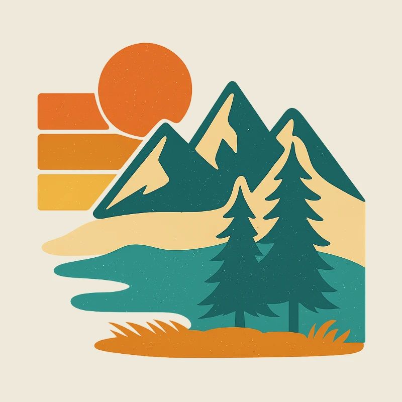 Wild Pines – Retro Forest Vibes