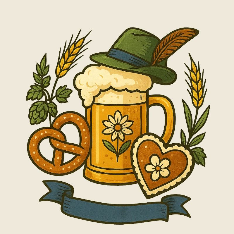 Beer Mug & Gingerbread Design