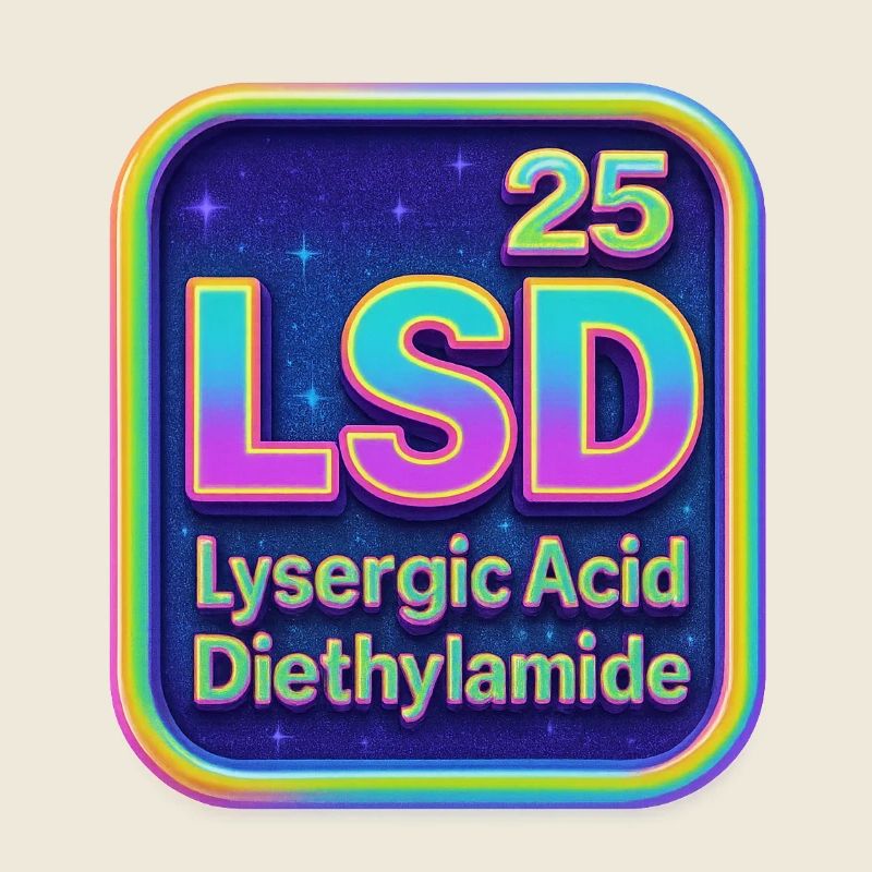 Neon Psychedelic Acid Retro
