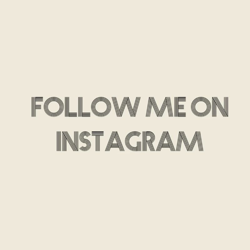 Follow me sur Instagram