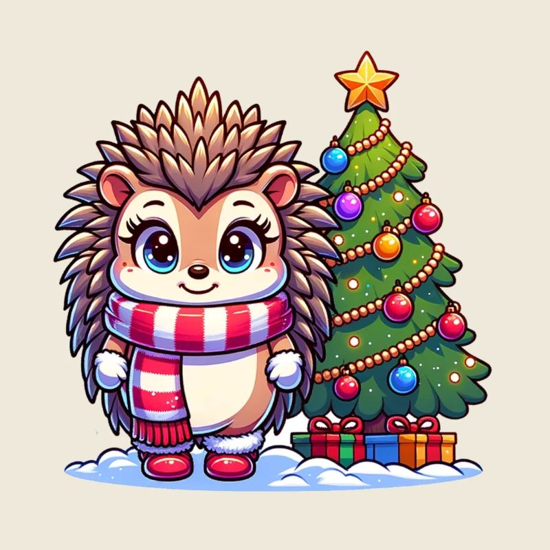 Igel-Weihnachten