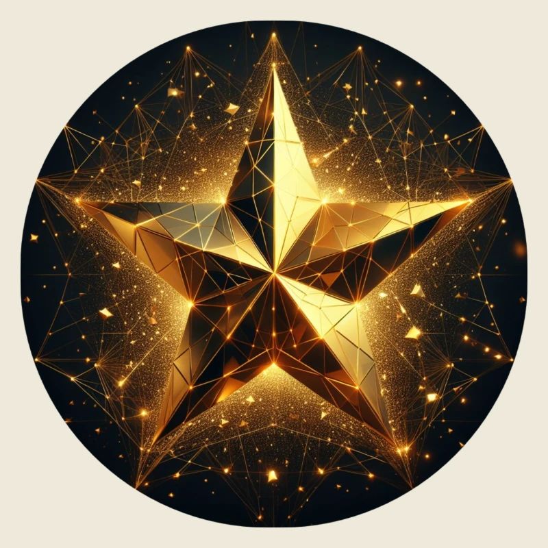 Étoile, scintillement, or, galaxie