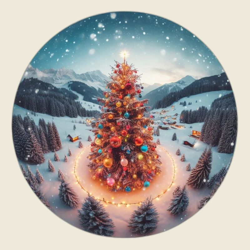 Winterzauber Weihnachtsbaum