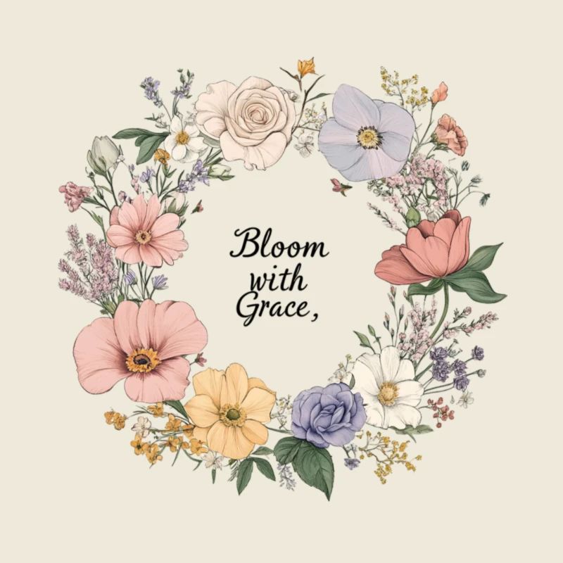 Couronne florale Bloom with Grace