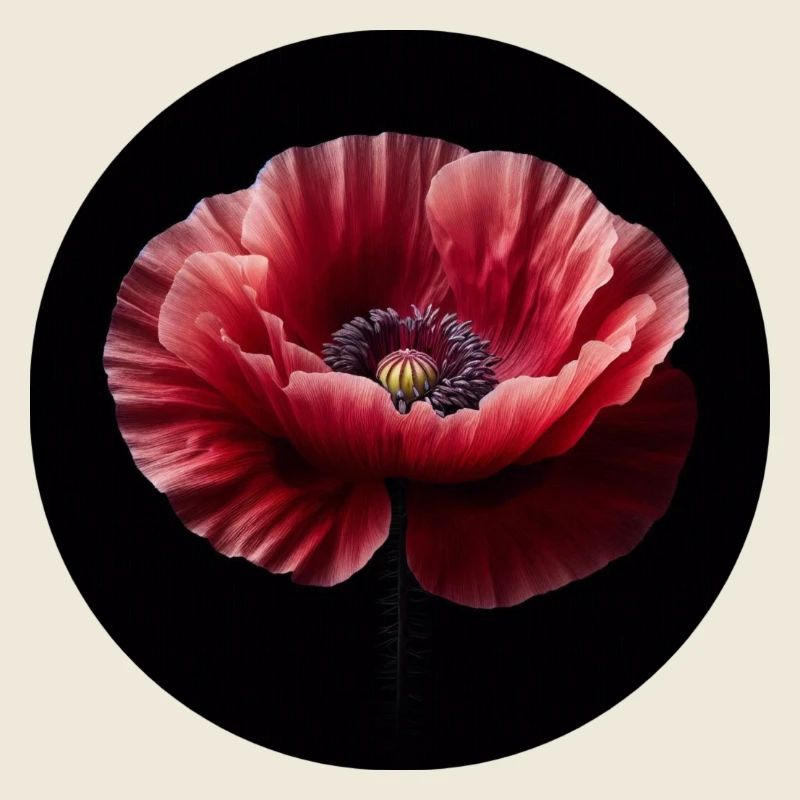 Mohnblume fotorealistisch