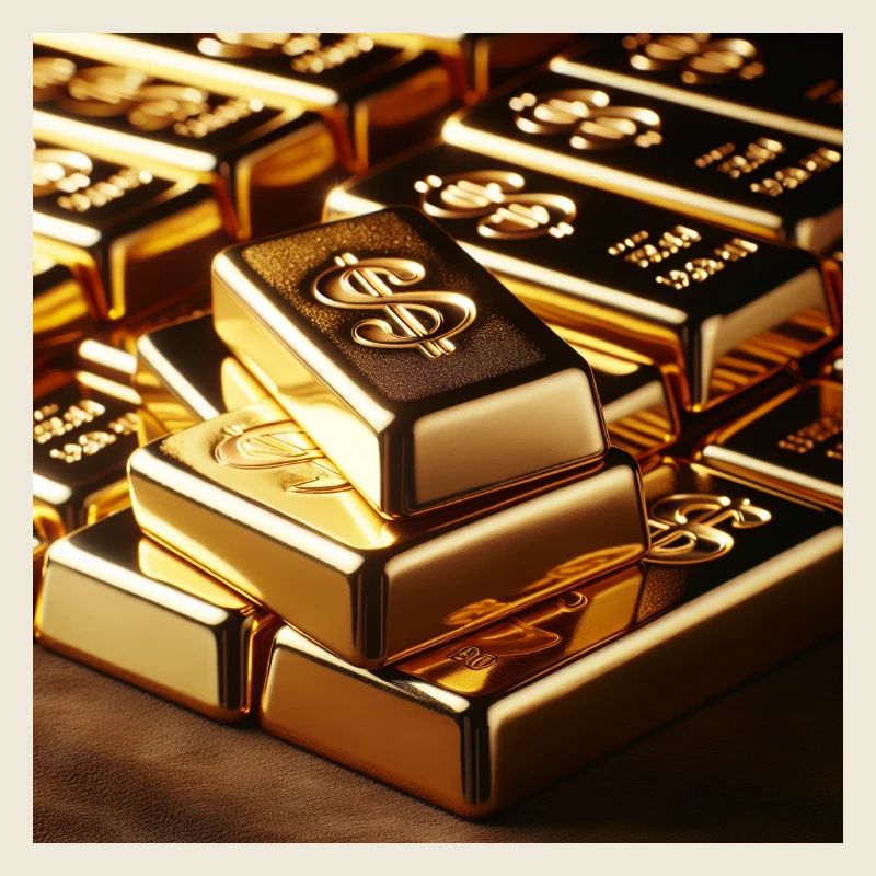 Goldbarren Dollar