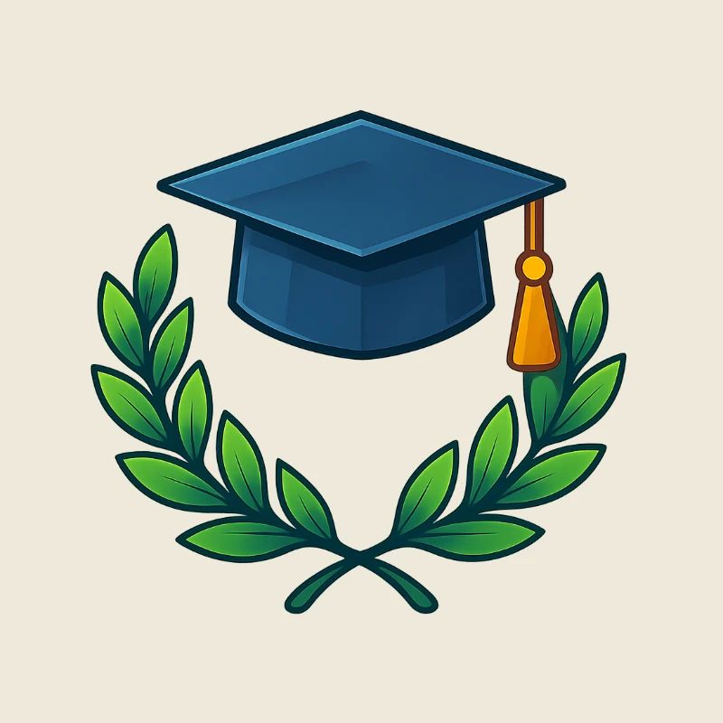Academic Degree Wreath Design