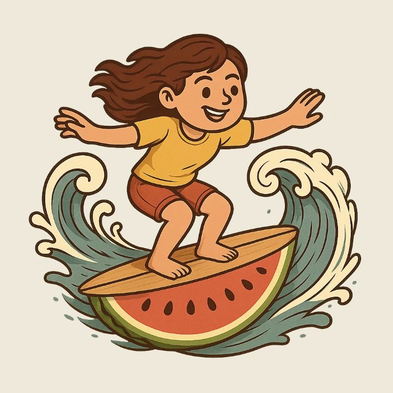 Surfergirl Pastèque