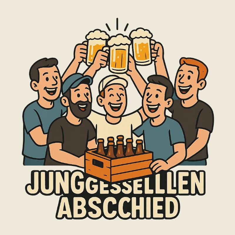 Junggesellen Abschied Feierdesign