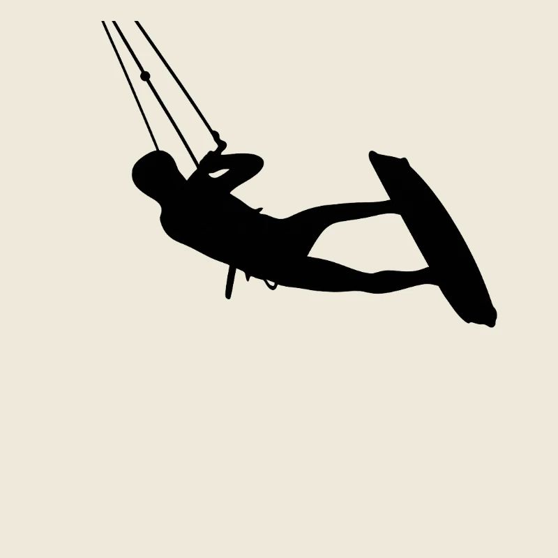 Kiters. Kitesurfing