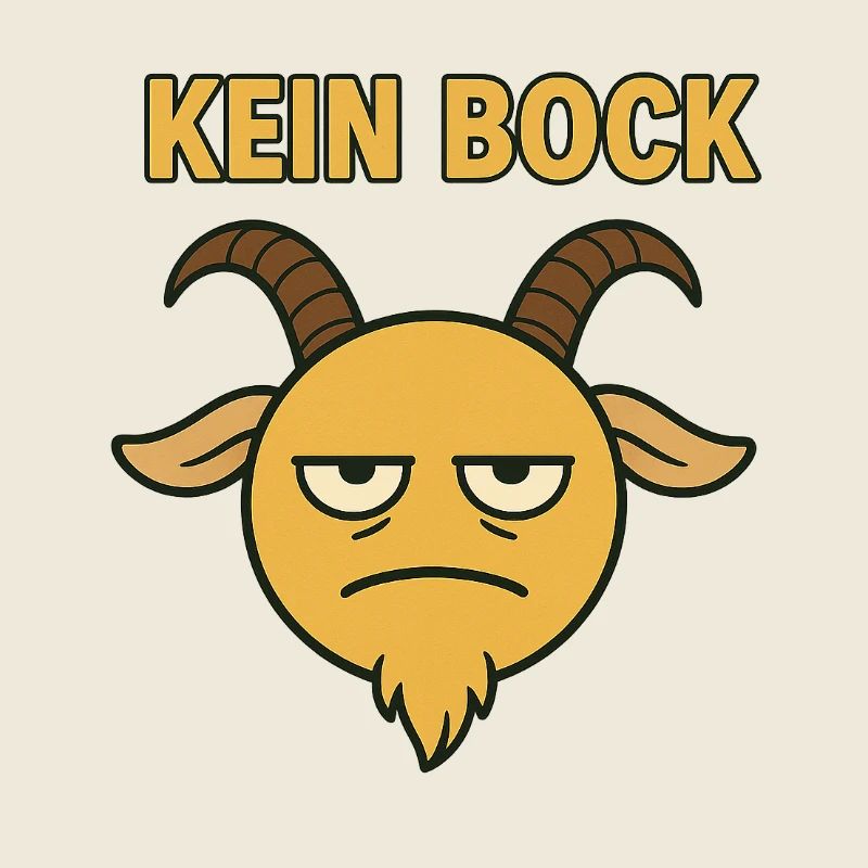 Kein Bock...witziges Motiv