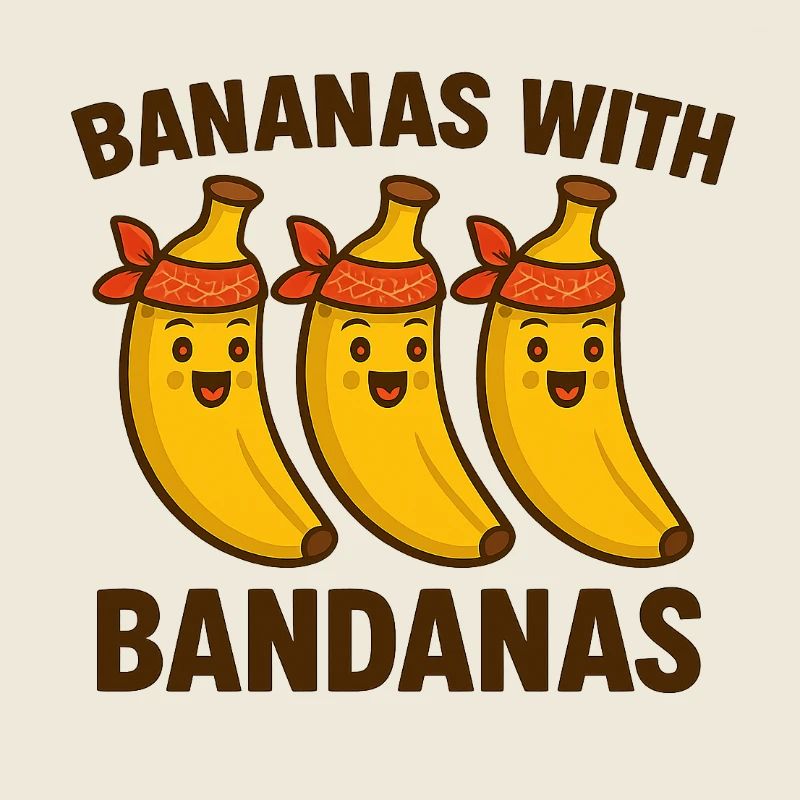 Bananes avec bandanas