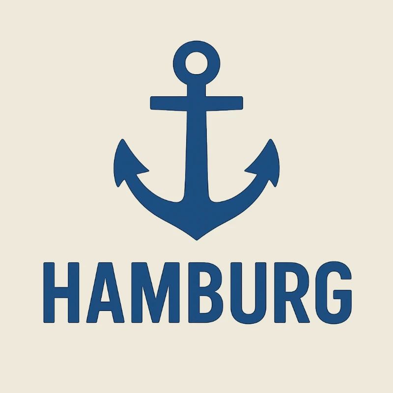 Hamburg with anchor