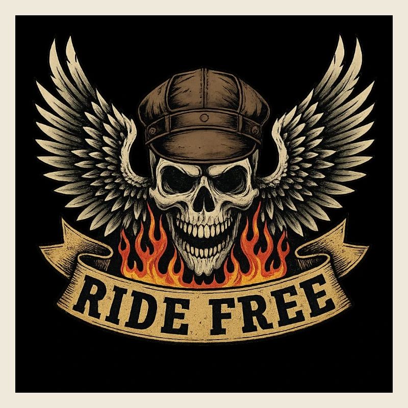 Biker Skull Design