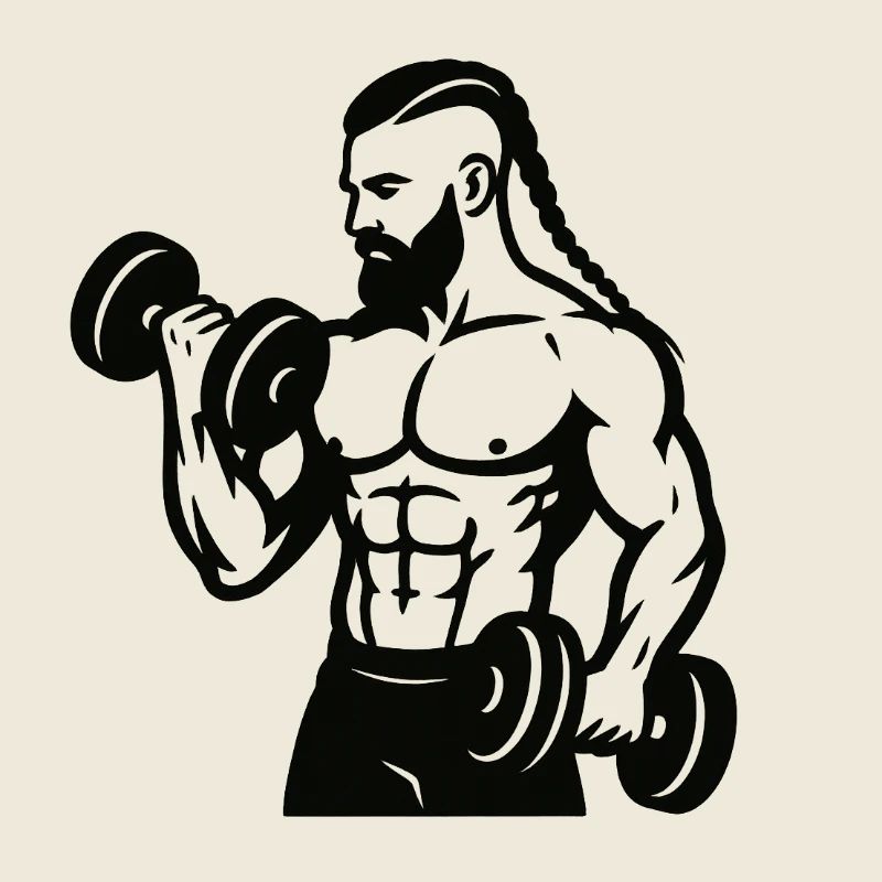 Muskelkraft beim Hanteltraining #nordicwarrior