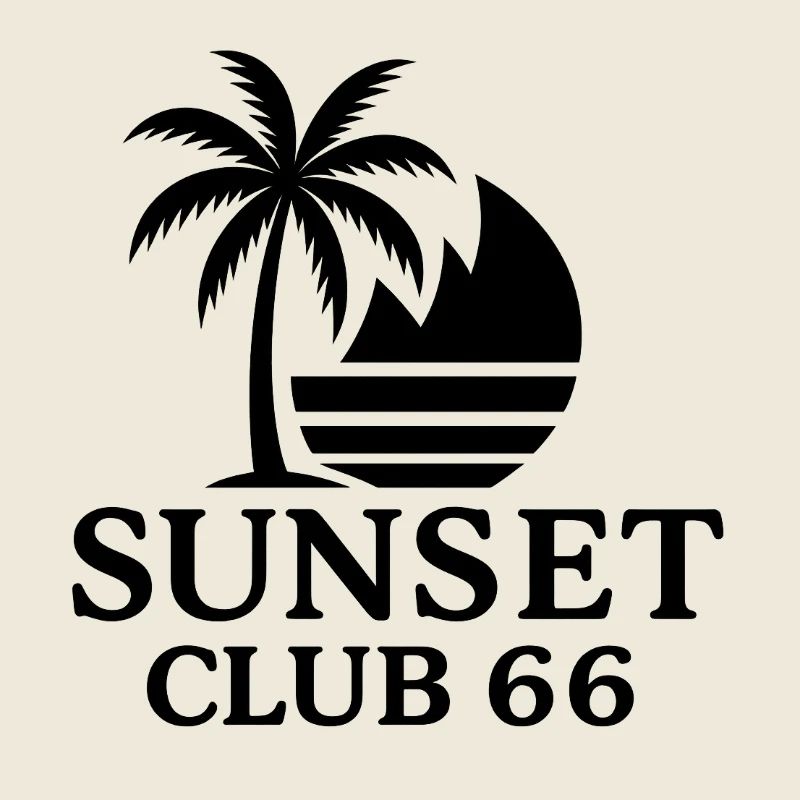 Sunset Club 66 - Étiquette noire