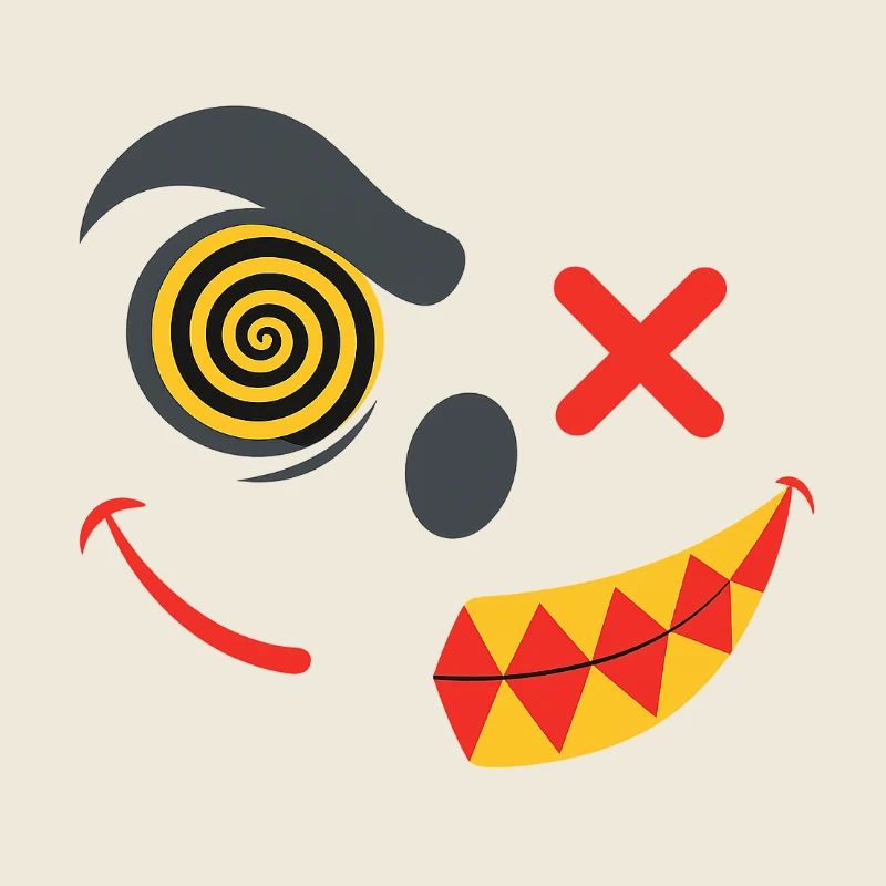 Colorful Children's Smile Mask