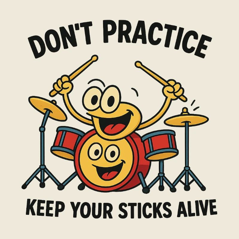 Motivierendes Musik-Drummer Design