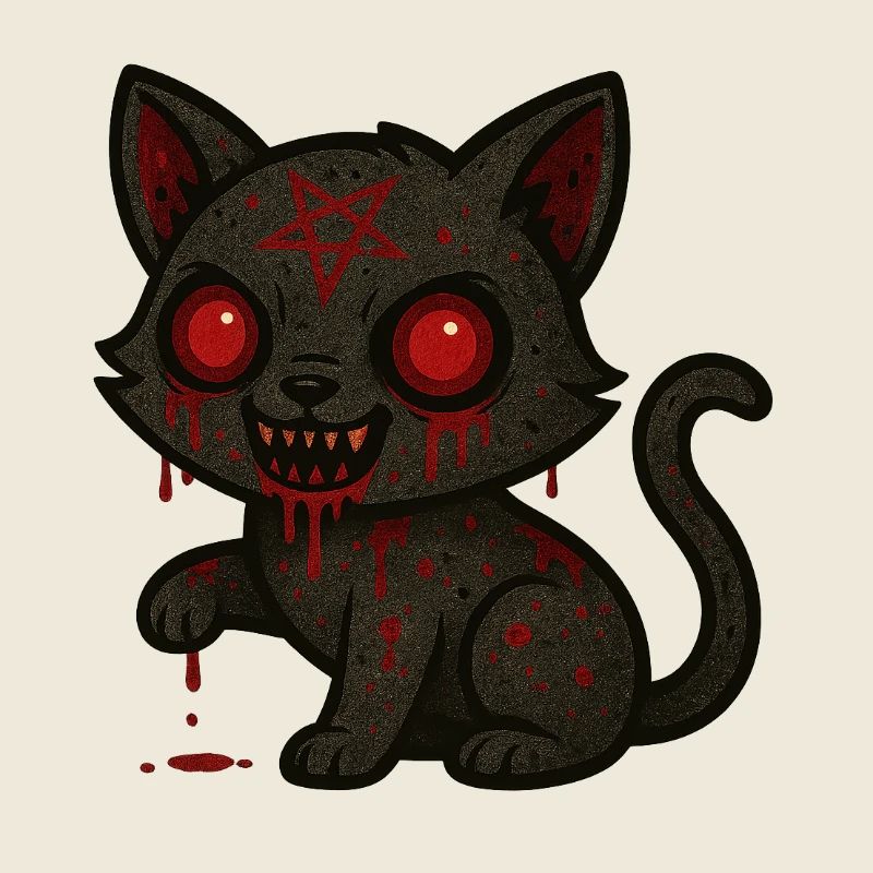Chat Sombre Occulte