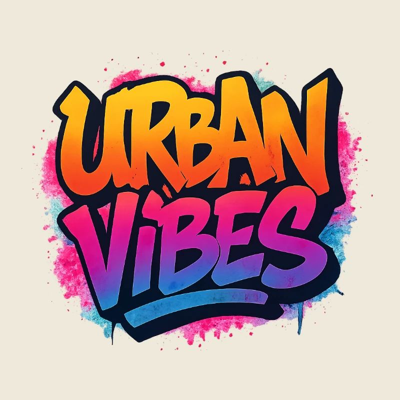 Lebendige Graffiti-Urban Vibes 
