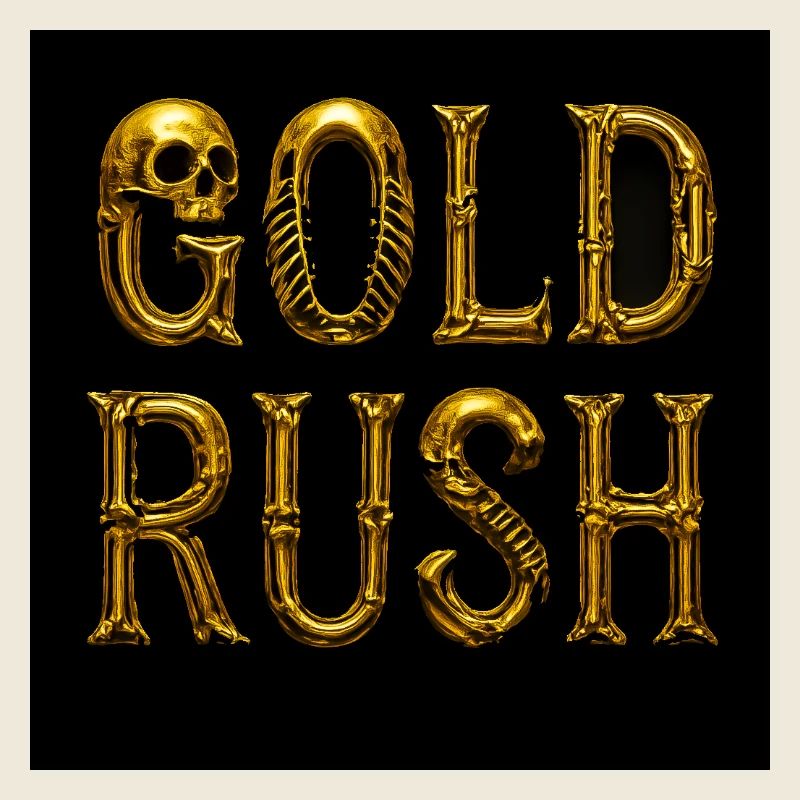 Conception de texte de ballon riche en argent