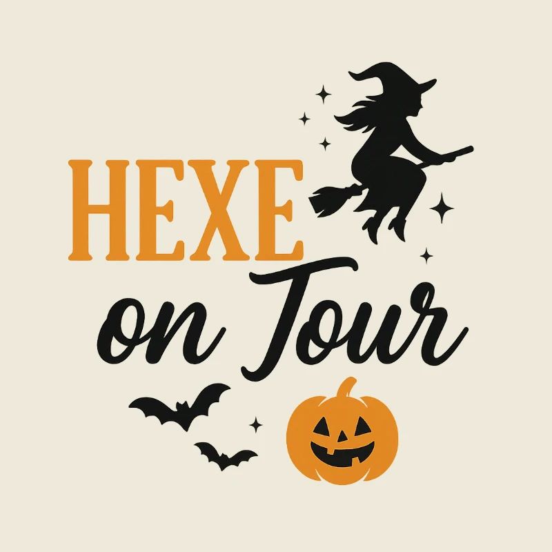 Hexe auf Halloween Herbstschnitt