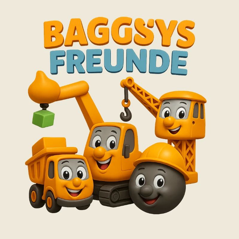 Baggys Baugeräte Kinderdesign