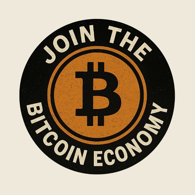 Join the Bitcoin economy round button