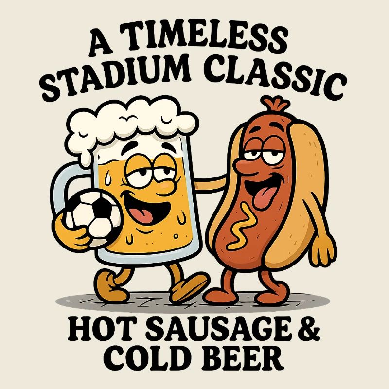Beer and hot dog