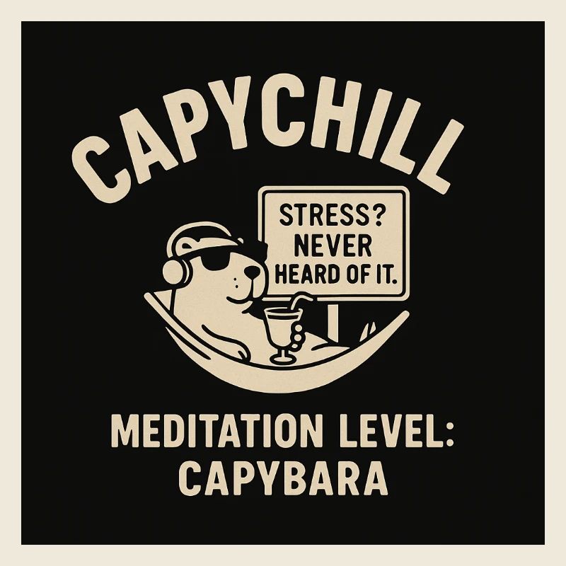 CapyChill Stressfrei Relaxen Shirt