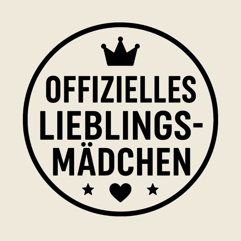 T-Shirt „Offizielles Lieblingsmädchen“ 