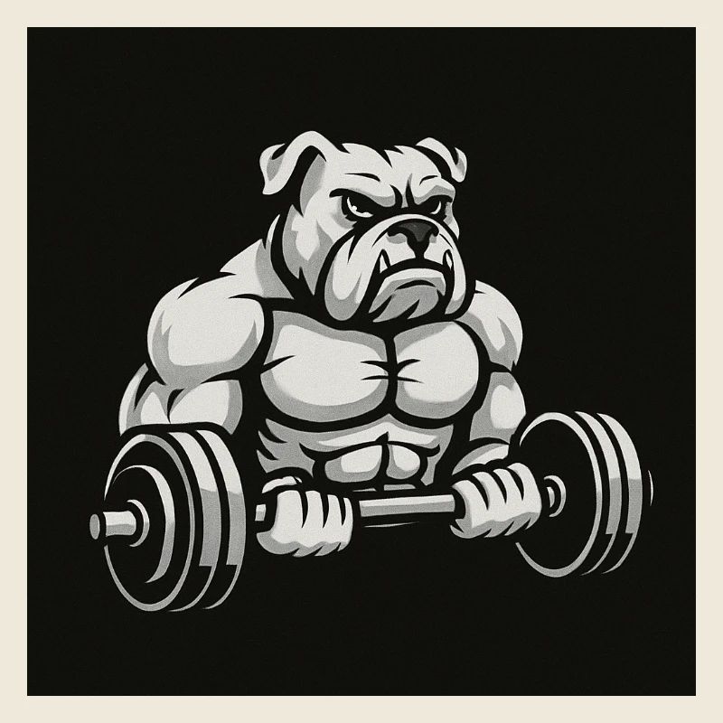 Kraft Bulldogge Hantel-Workout