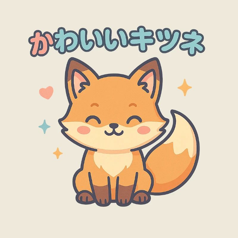Kawaii Vixen Illustration