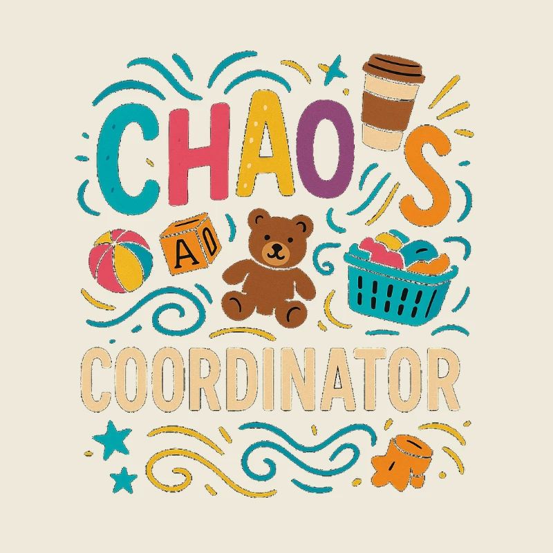 Coordinateur du Chaos – Chemise Funny Sayings pour Elt