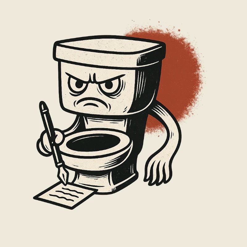 Des toilettes en colère prennent des notes
