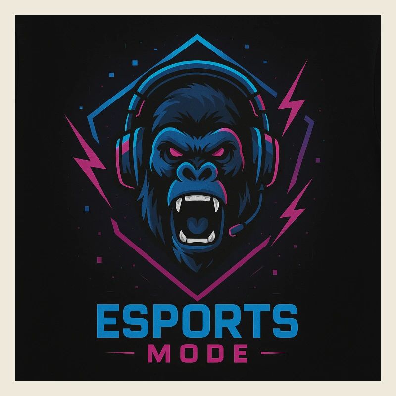 Esports Gorilla Neon Mode