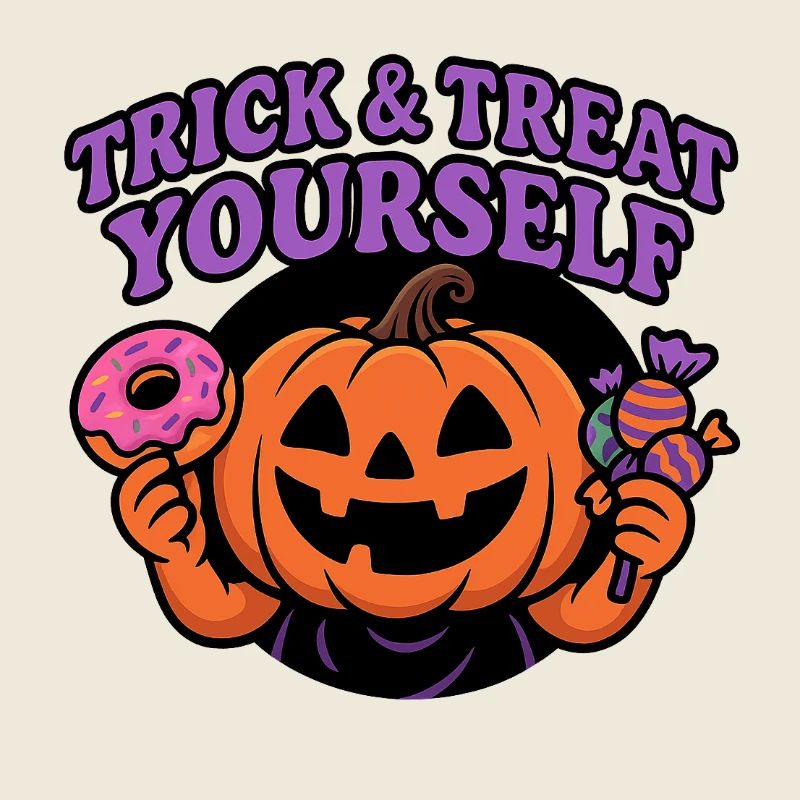 Trick & Treat Yourself Pumpkin