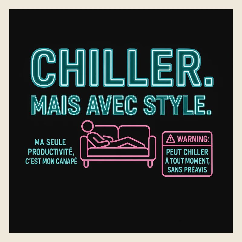 Chill but with neon style