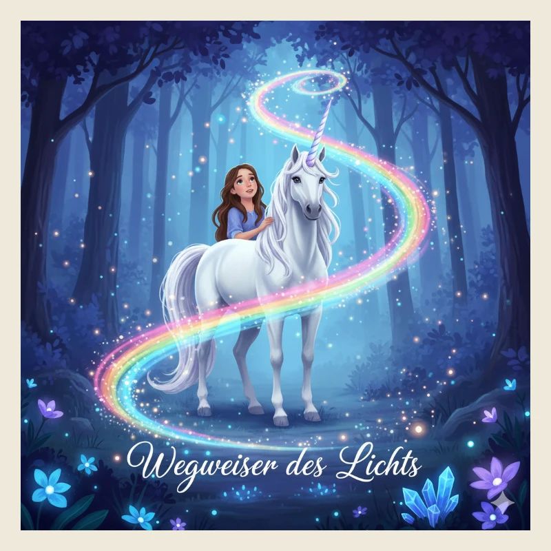 Wegweiser des Lichts im Unicornenwald
