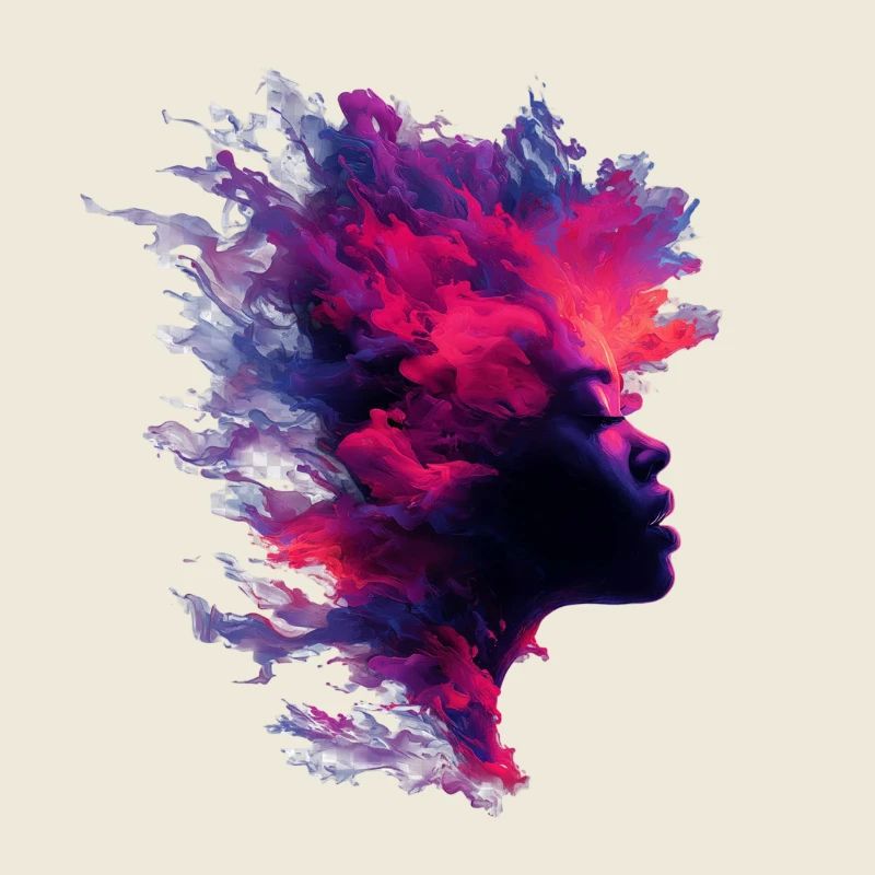 Fiery_Nebula_Woman_Profile_Silhouette