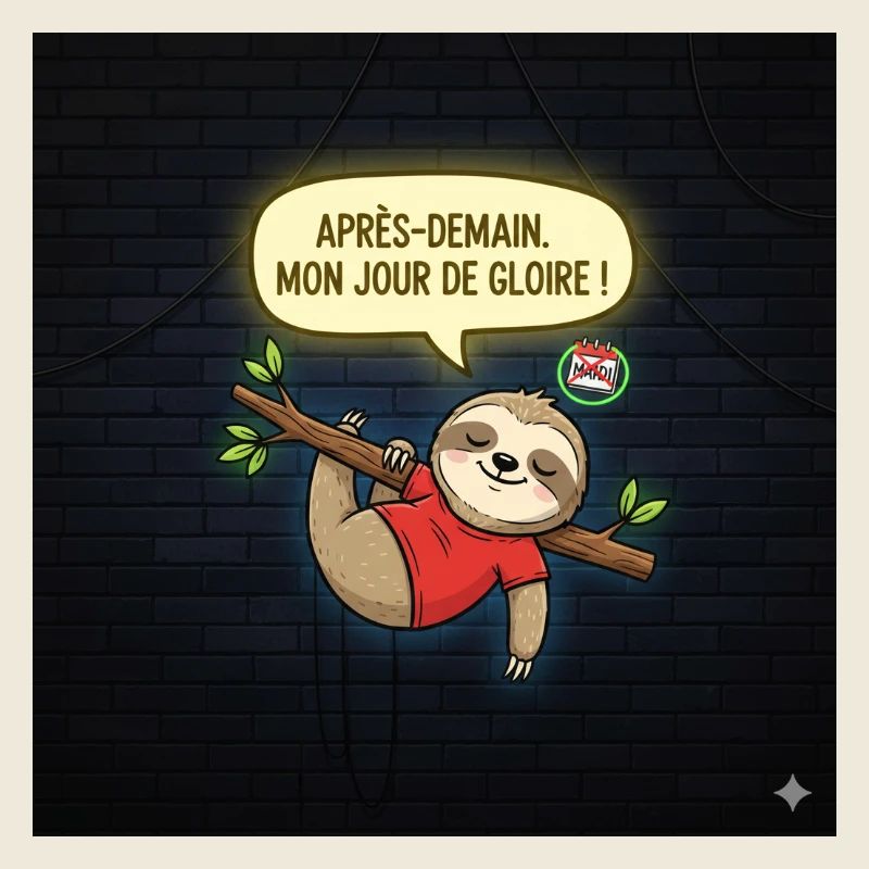 Paresseux en route vers la gloire