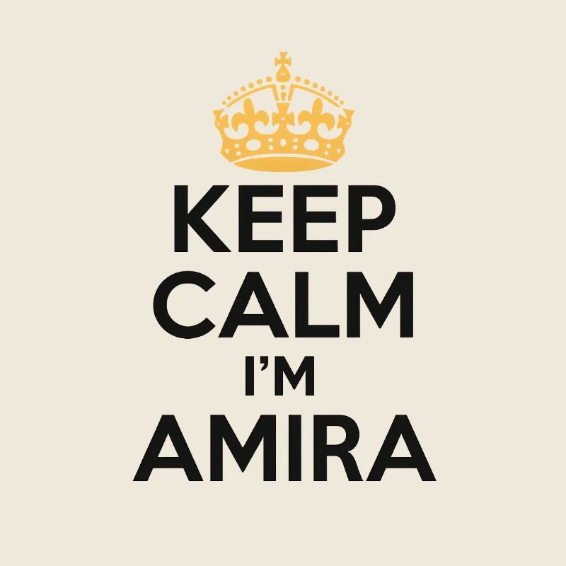 Restez calme – Je m’appelle Amira 💖