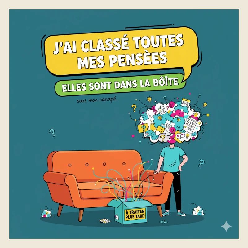 Box of thoughts: humorous procrastination