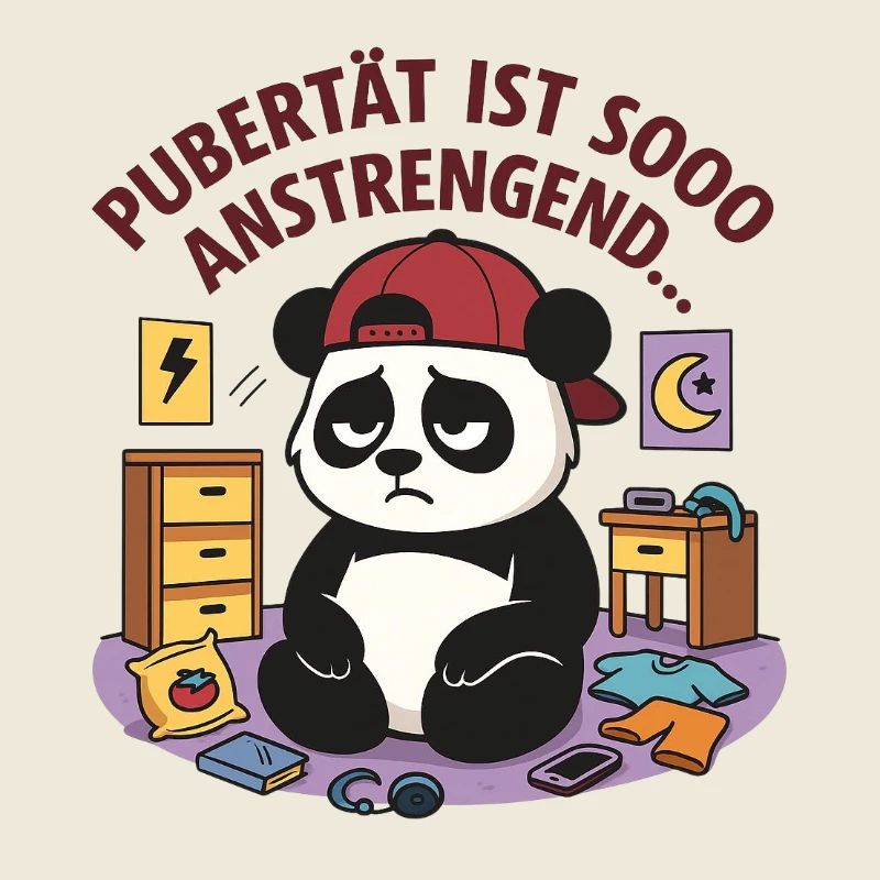 Puberty is so exhausting Panda