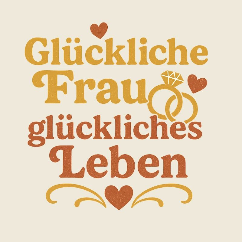 Glückliche Frau, glückliches Leben