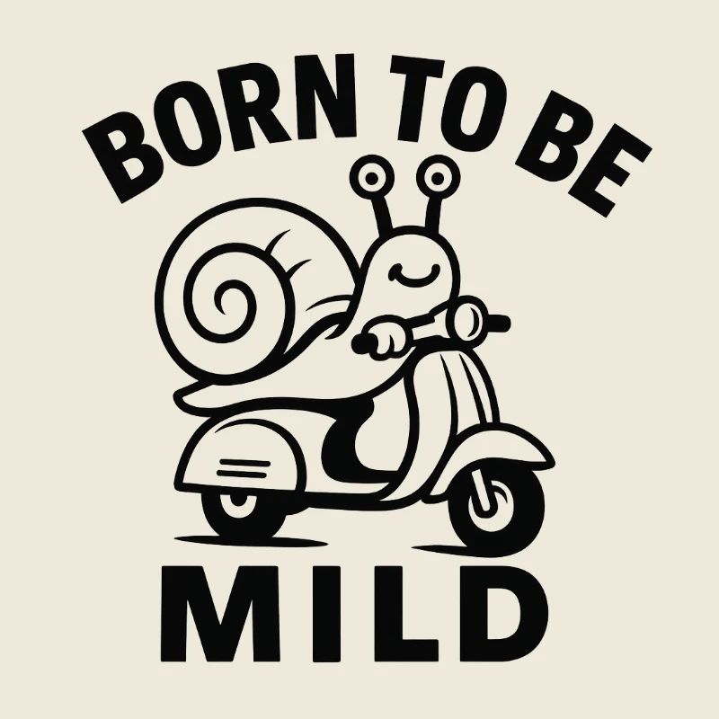 Born to Be Mild Snail on Roller