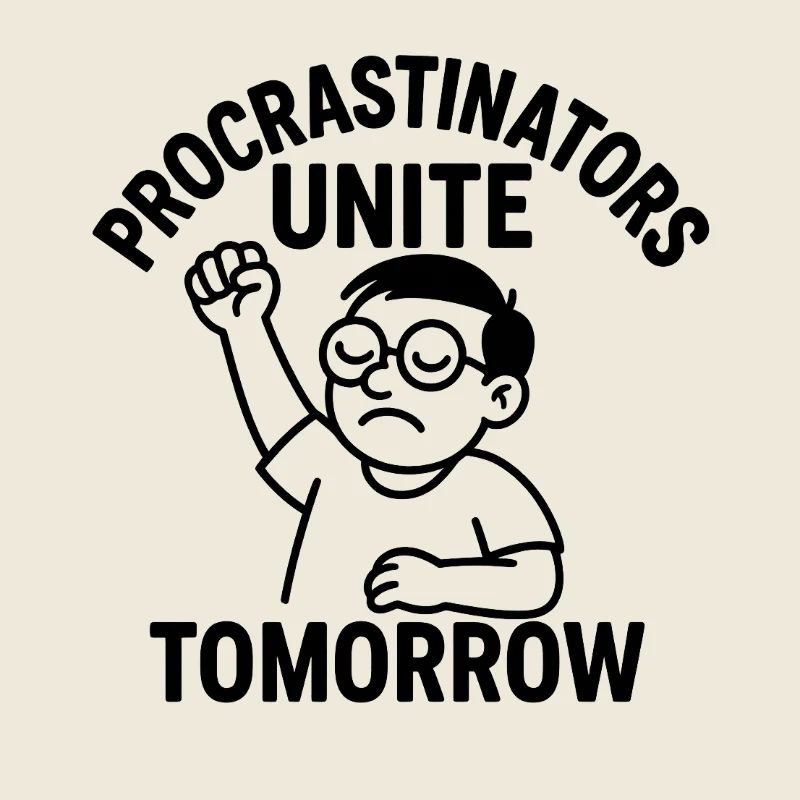 La procrastination s’unit demain