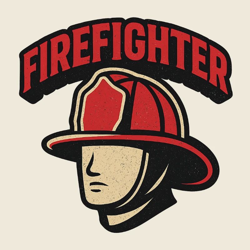 Feuerwehrheld Retro